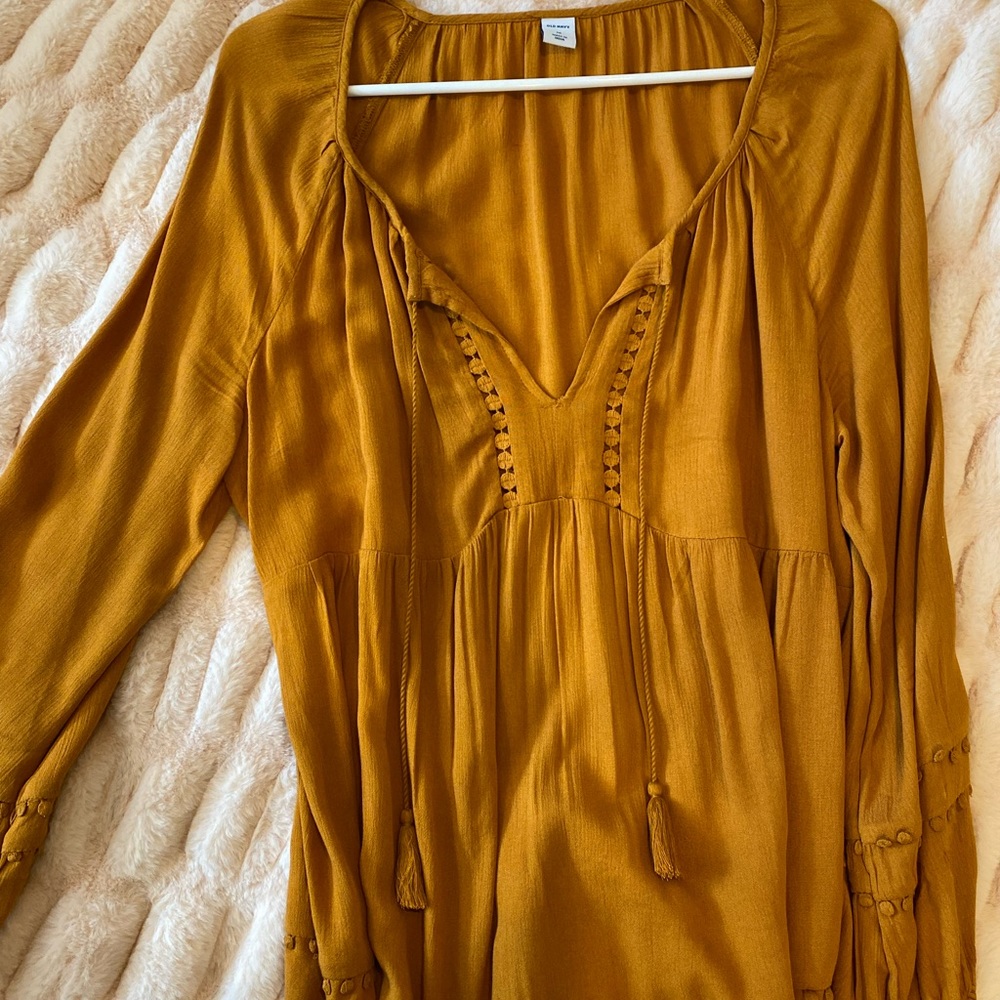 Mustard Top | Tassel | Size M | Perfect Condition
